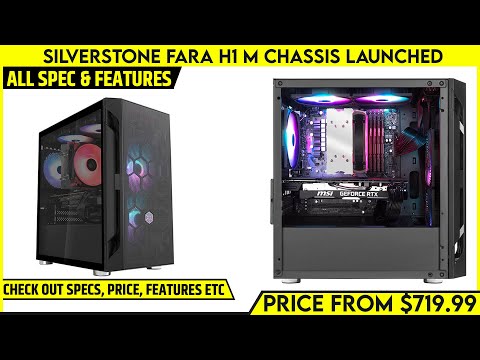 „SilverStone Fara H1M Micro–ATX“ korpusas – juoda
