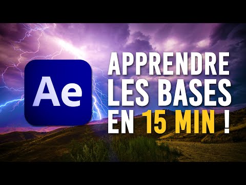 Apprendre les BASES de AFTER EFFECTS en 15 min ! Tutoriel Débutant de A à Z