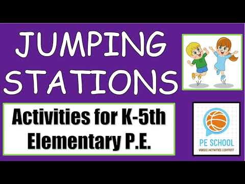 P.E. Station Ideas: "Jumping Stations"