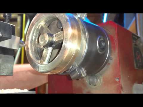 Brass casting with petrobond: 2 part mold, full flywheel SUCCESS