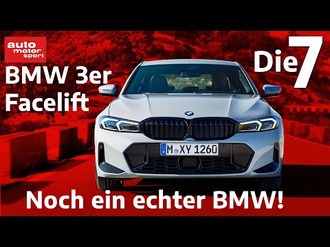 BMW 3er Facelift: 7 Fakten, warum er noch ein echter BMW ist! I auto motor und sport