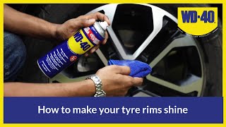 Easiest way to clean your car tyre rims | WD-40 | Chalees On, Problem Gone!