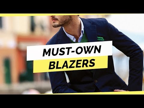 3 types of designer blazers every man should own