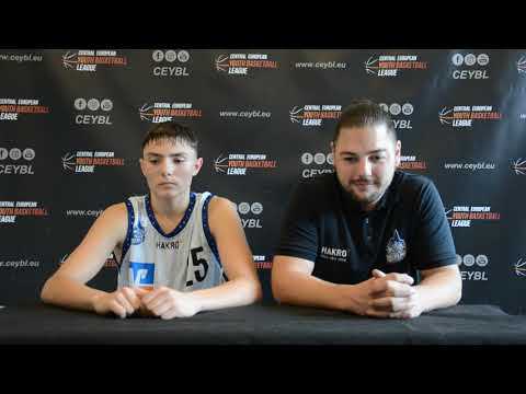 CEYBL U15 - Press conference, 14.10.2023, HAKRO Merlins Crailsheim - WKK Wroclaw