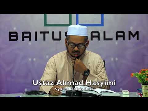20190309 Ustaz Ahmad Hasyimi : Syarah Talbis Iblis
