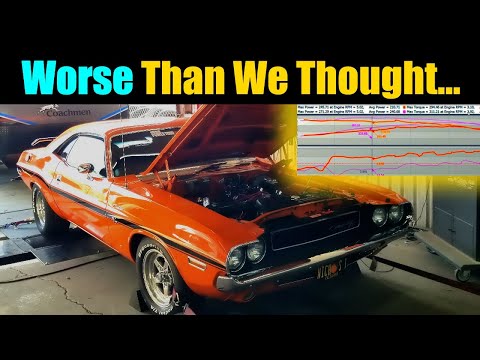 Mopar 440 Big Block On The Dyno | 1970 Dodge Challenger R/T 375hp 440HP |