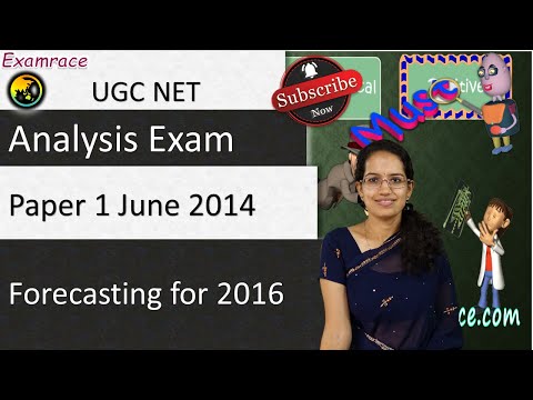 Forecasting for 2016 CBSE (UGC) NET Paper 1: June 2014 Exam Analysis