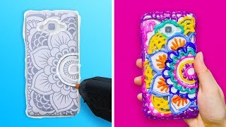 15 КЛАССНЫХ САМОДЕЛЬНЫХ ЧЕХЛОВ И ДЕРЖАТЕЛЕЙ ДЛЯ ТЕЛЕФОНА