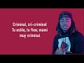 Criminal Natti Natasha Feat Ozuna Lyric