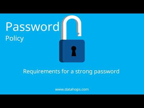 Cybersecurity Awareness Training-Password Policy Create and Store Strong Passwords