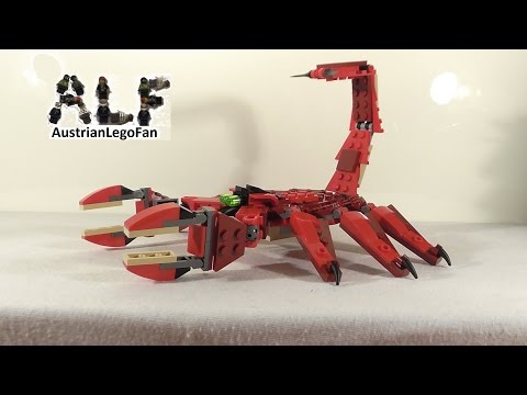 Vidéo LEGO Creator 31032 : Les créatures rouges