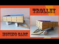 DIY How To Make A Trolley Moving Cart Moving Trolley For Kids Tractor Trolley