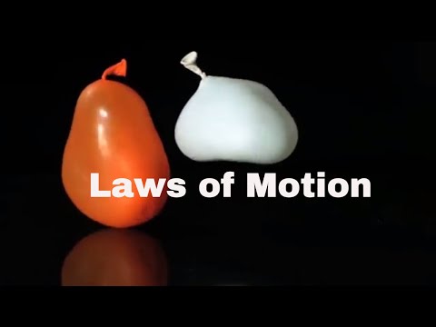 Real life examples of the Three Laws of Motion