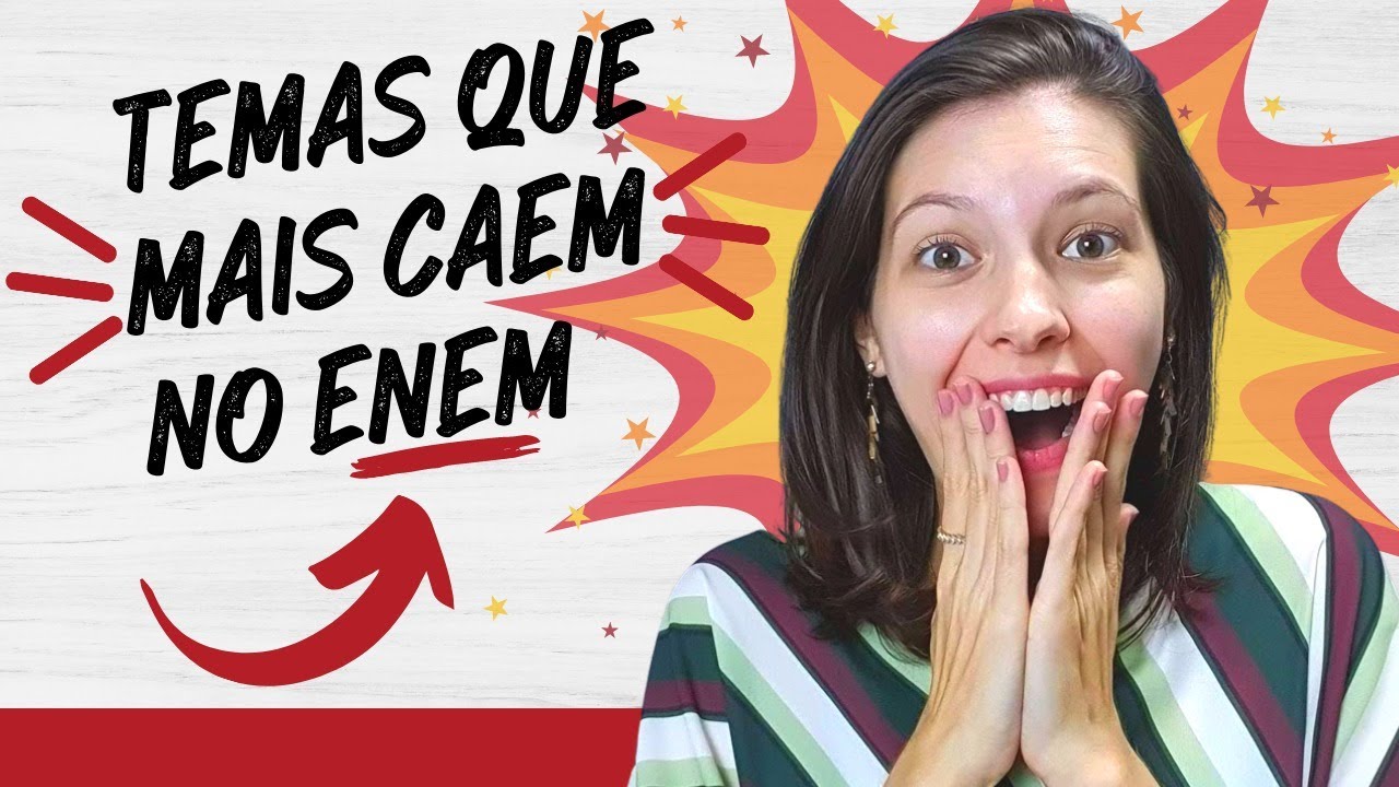 💥LISTA dos TEMAS que MAIS CAEM no ENEM - ASSISTA ATÉ O FINAL!! | Sarah Schollmeier