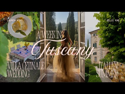 A Week in Tuscany | Villa Cetinale Wedding, Cooking Class, & Italian Summer Days