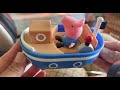 UNBOXING PEPPA PIG PEPPA GEORGE ADVENTURE LITTLE BOAT SATISFYING
