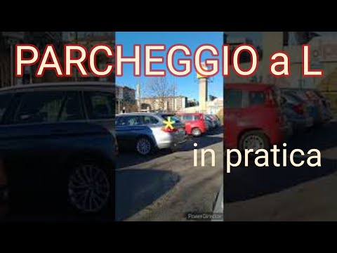 L-shaped parking - driving license test