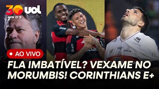 FLAMENGO IMBATÍVEL E DINIZ FURIOSO? TERREMOTO NO SÃO PAULO: VEXAME NO MORUMBIS E CASARES FORA E+