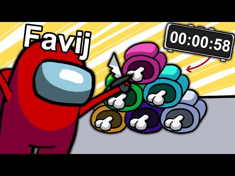 VITTORIA IN 00:58 SECONDI!! (RECORD MONDIALE?!) - Among Us