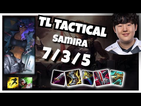 Samira Gameplay Challenger Replay S11 - 11.2 Bot Lane (7/3/5) - NA