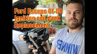 Replace coil packs Ford Escape 2001-2008