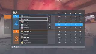 [PS4 R6S］ゴルプラ帯　ランク