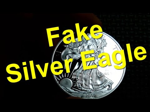Fake Counterfeit American Silver Eagle Coin : Eye-On-Stuff