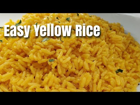 Yellow Rice | Sazon Rice recipe | How to make Sazon rice