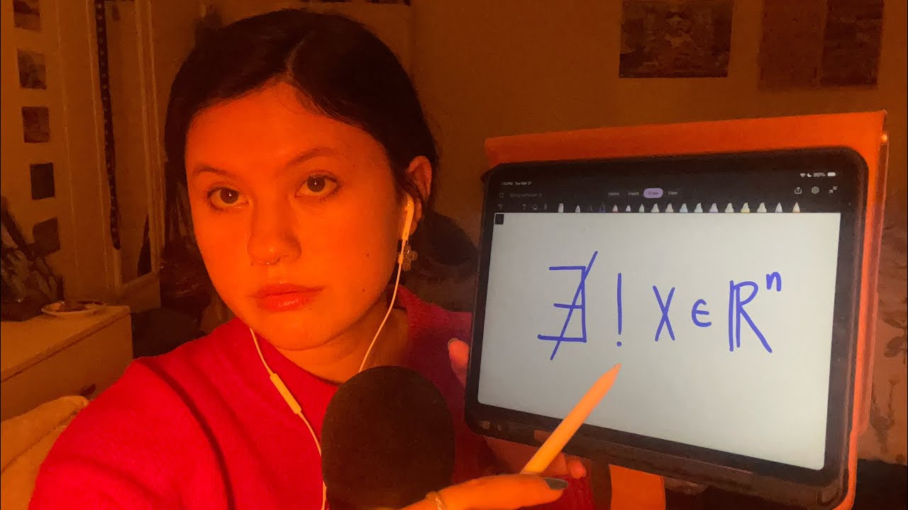 ASMR teaching you weird math symbols (from a math PhD student)