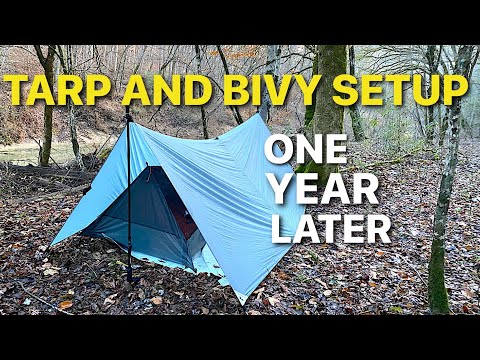 TARP AND BIVY SETUP A YEAR LATER