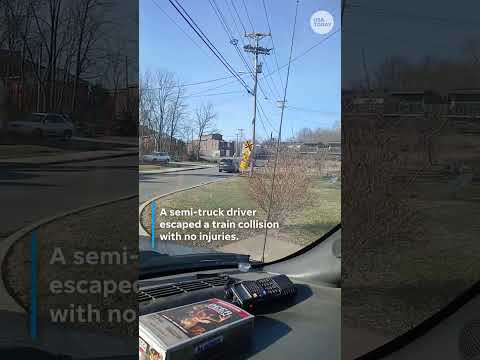 Fast-moving train strikes truck stalled on railroad tracks