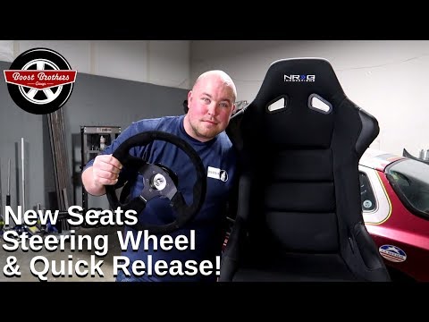 NRG Seat, Steering Wheel & Quick Release Install - Porsche 944