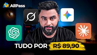 Claude, ChatGPT, Gemini e Grok em UMA ÚNICA ASSINATURA por R$ 89,90! AllPass HostGator Vale a Pena?