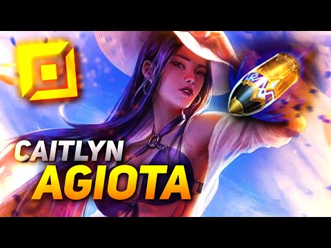 CAITLYN TOP, MAS USO PRIMEIRO ATAQUE E TENHO OURO INFINITO (CAITLYN AGIOTA)