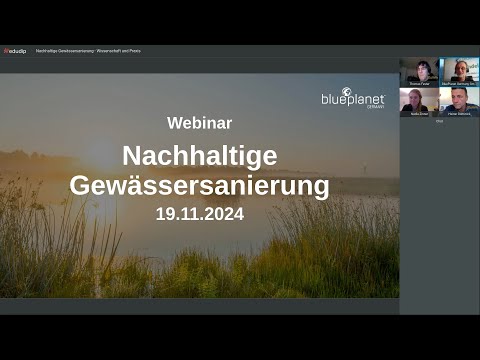 Gewässersanierung: Praxis & Wissenschaft für nachhaltiges Wasser
