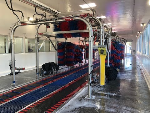 PrimeWash Express Car Wash: Upland Site - Wash Tunnel