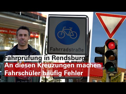 Fahrprüfung in Rendsburg: An diesen Kreuzungen machen Fahrschüler häufig Fehler