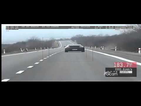 Mladá vodička na Porsche 200km/h cez Sorošku