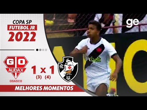 Gols e lances de Audax-SP x Vasco da Gama