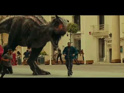 Carnotaurus and Allosaurus Scene in Dominion Final Trailer