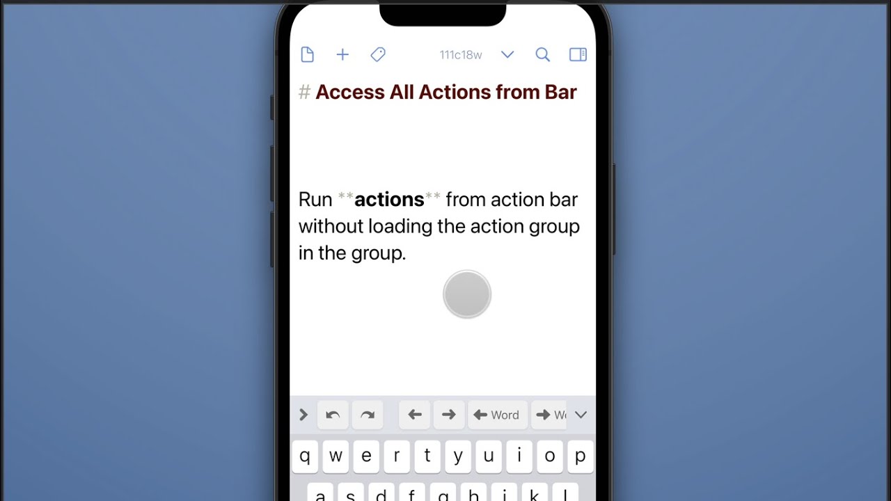 Drafts 31: Action Bar Actions