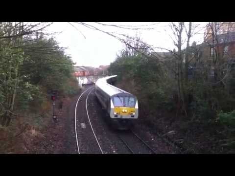 IE 201 Class loco 227 + Unrefurbished Enterprise Train - GVS Avoiding Line 29/12/13
