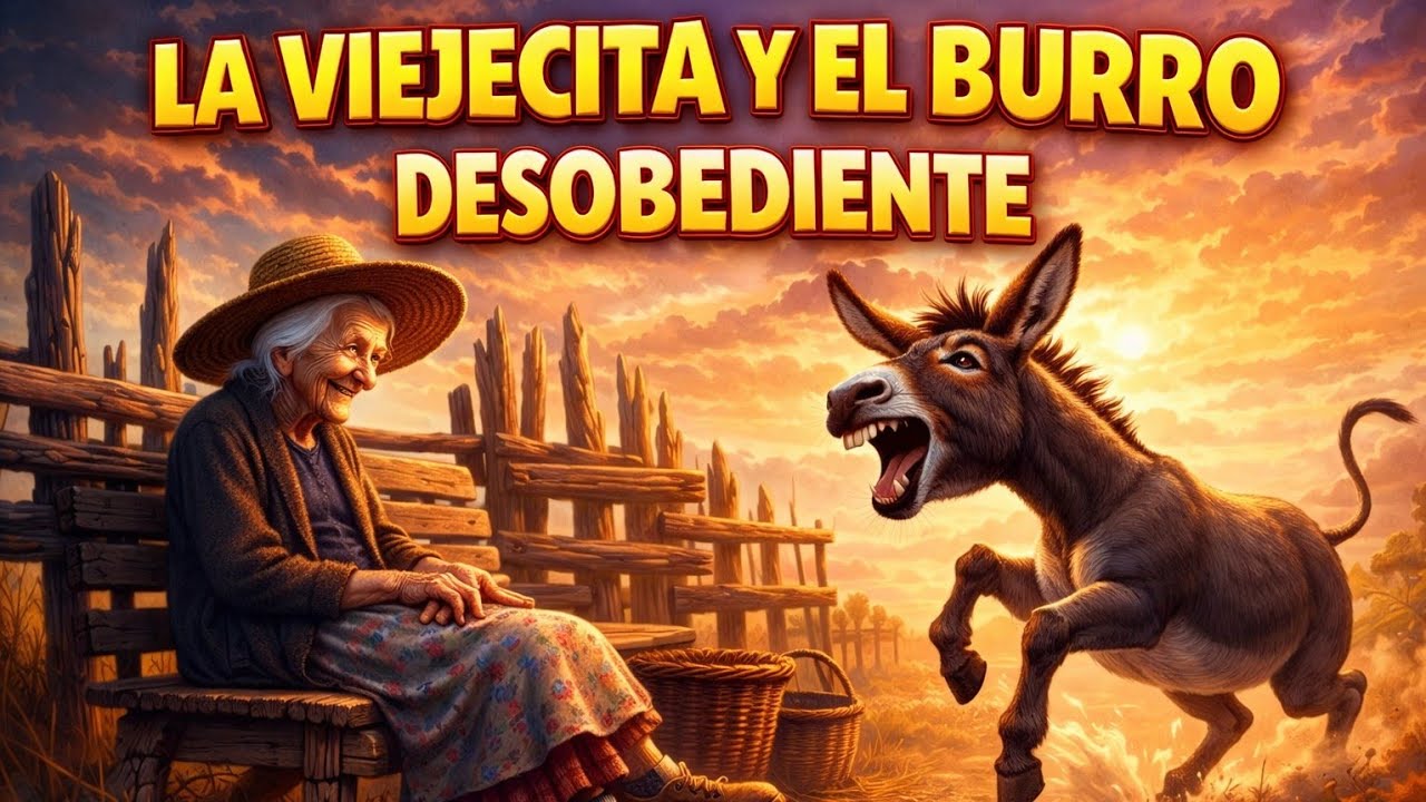 LA VIEJECITA Y EL BURRO DESOBEDIENTE No escuches esta historia porque puede ser tu caso.