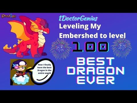 Best Dragon I OP Level 100 EMBERSHED | Prodigy Math Game | w/1DoctorGenius