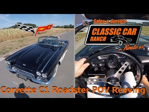 1961 Corvette C1 Roadster | Manual Transmission | 4.6l / 283cui V8 | POV | Classic Car Ranch