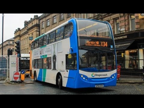 Stagecoach North East 19644 (SP60 DSV) operating route X34 to Horsley hill