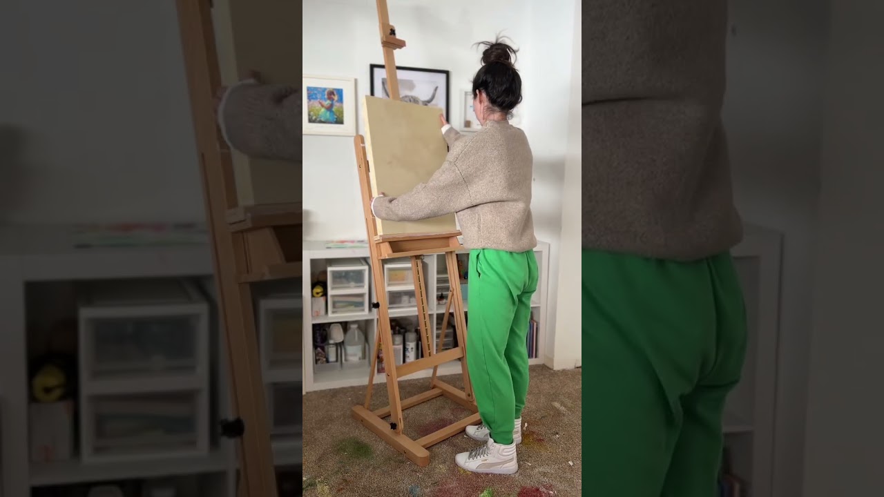 Artists tip for your easel / Artist hack to improve your easel