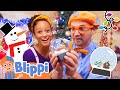 Blippi And Meekah S Holiday Snow Globe BEST OF BLIPPI TOYS Educational Christmas Videos For Kids