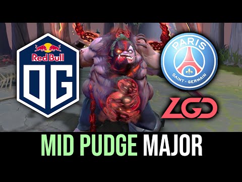OG vs LGD — PUDGE MID Surprise on Major