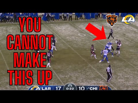 The Greatest NFL Playoff THROW EVER By Caleb Williams To Cole Kmet To TIE VS Rams